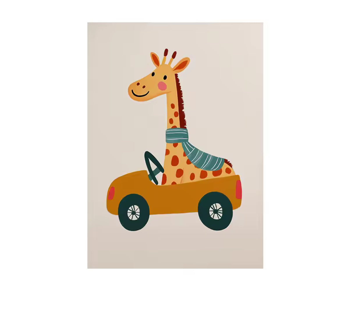 Lekfulla djurposters