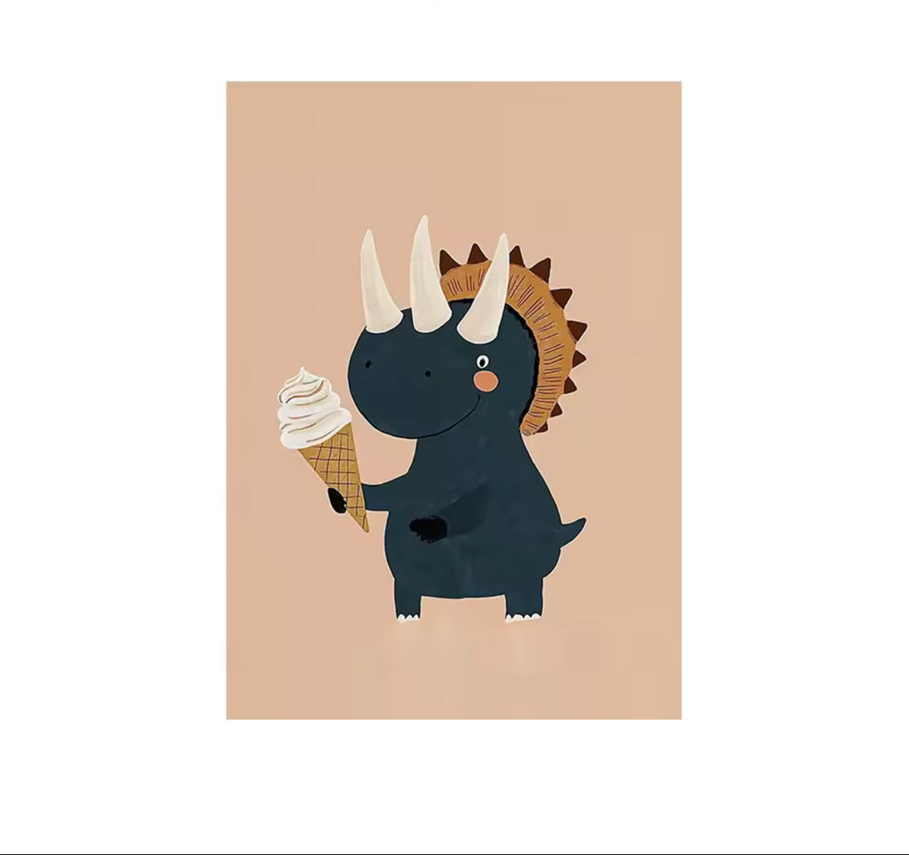 Lekfulla djurposters