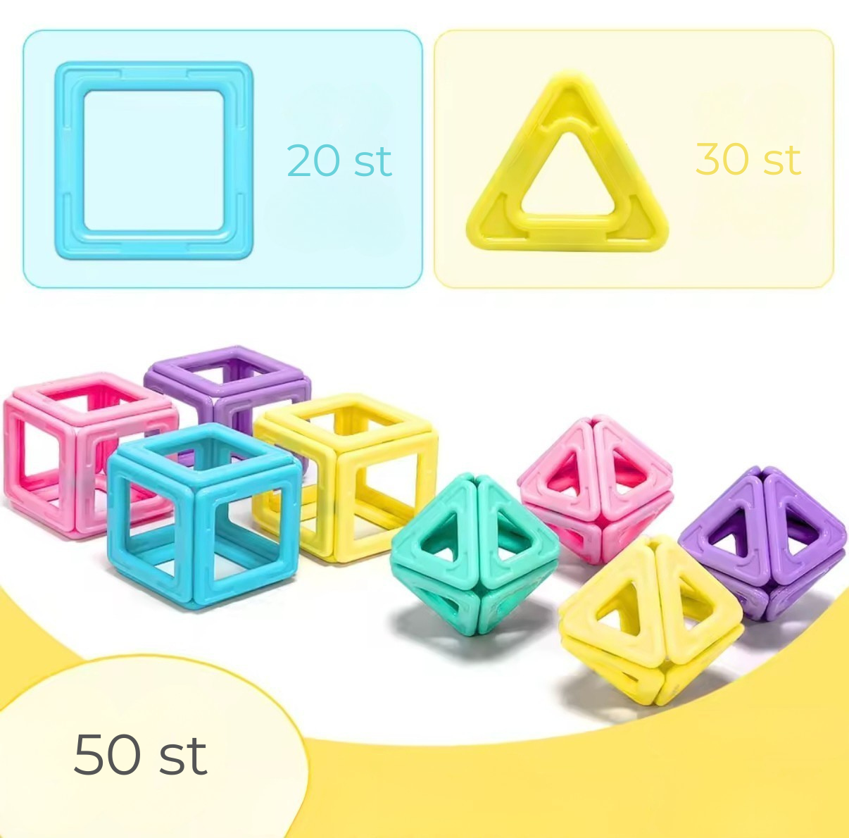 Magnetiskt byggmaterial