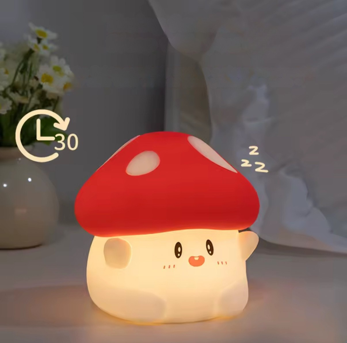 Svampformad Nattlampa