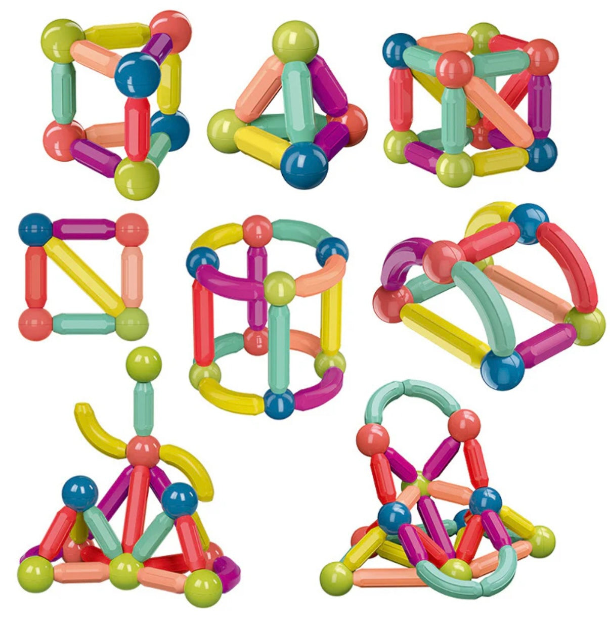 Magnetiska byggklossar