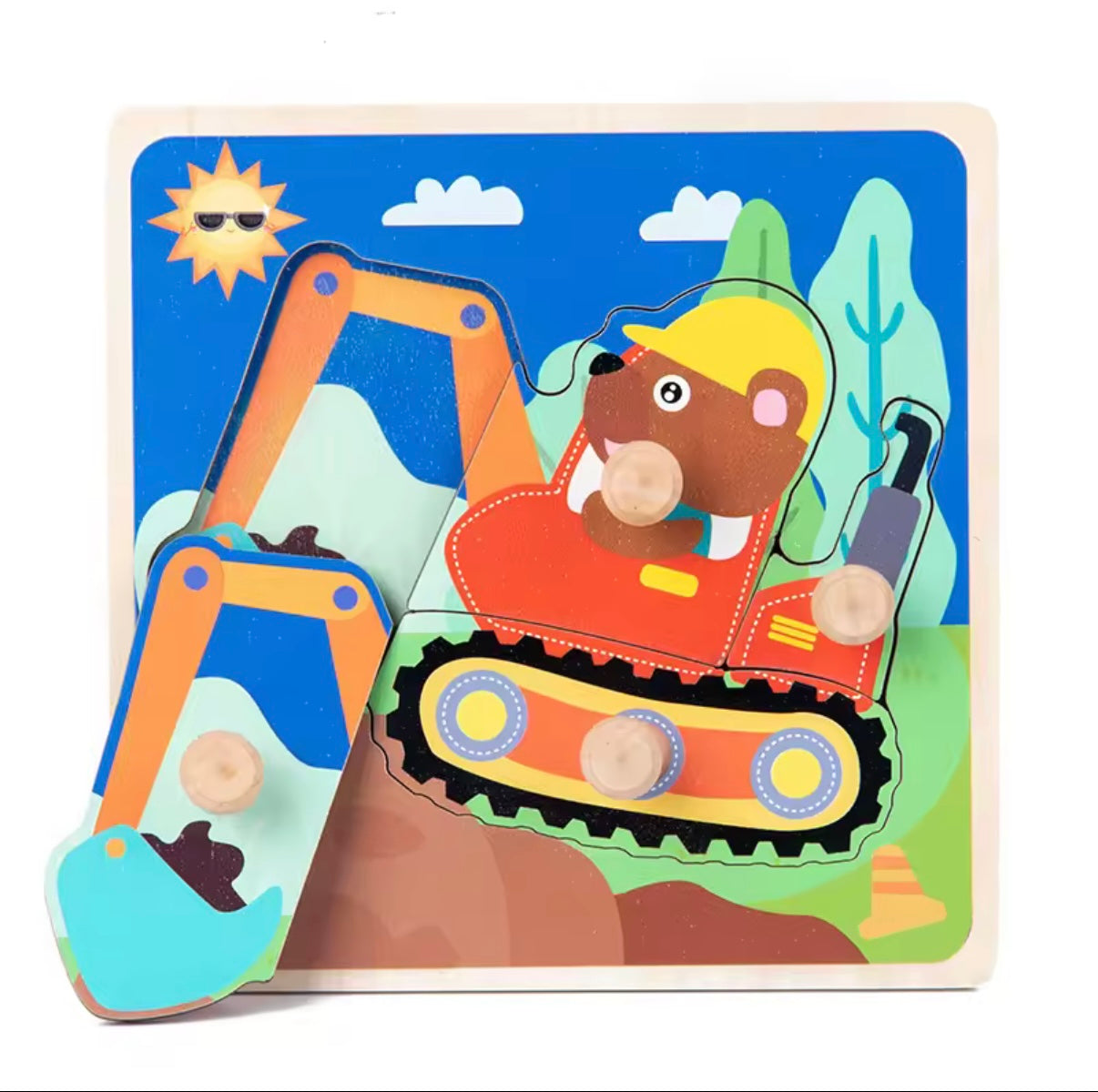3D-träpussel