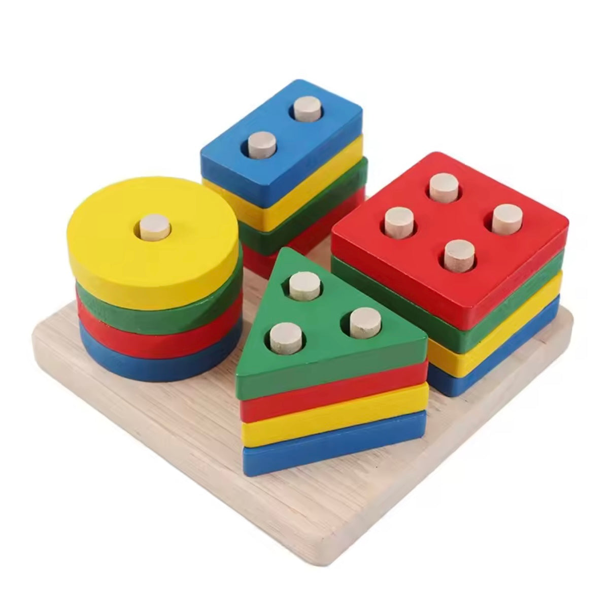 Montessori Träpussel