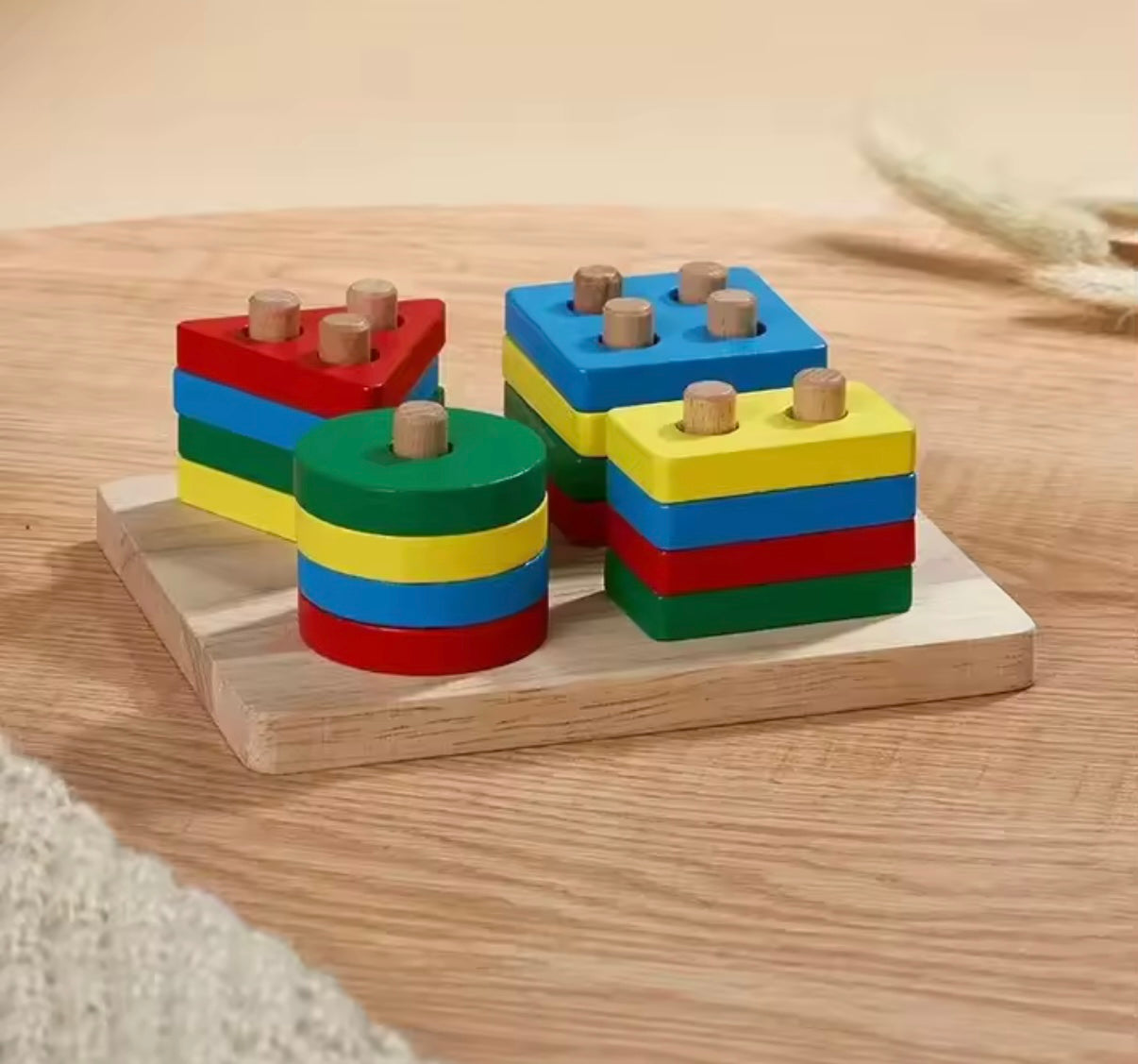 Montessori Träpussel
