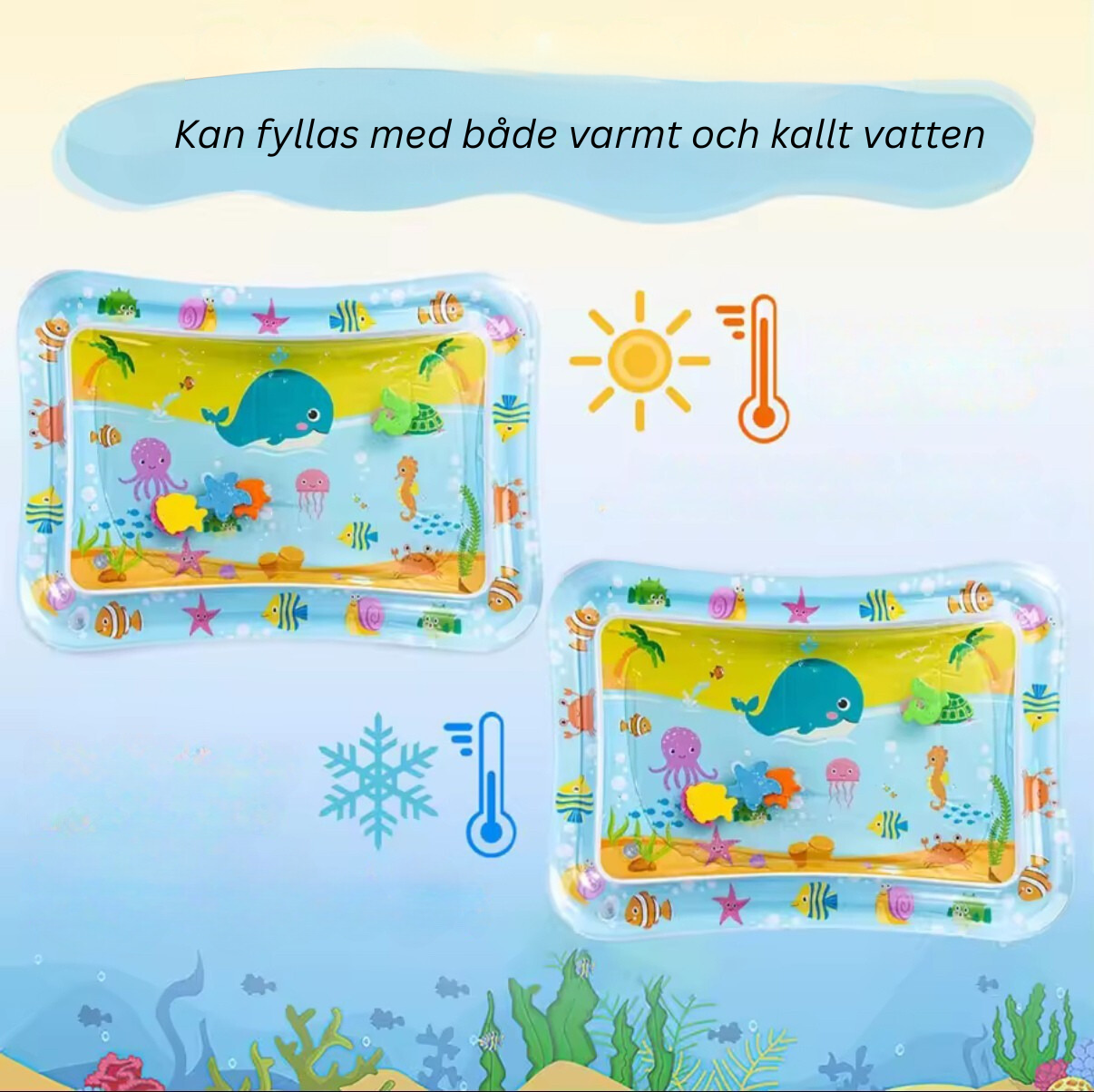 Sensorisk vattenlekmatta