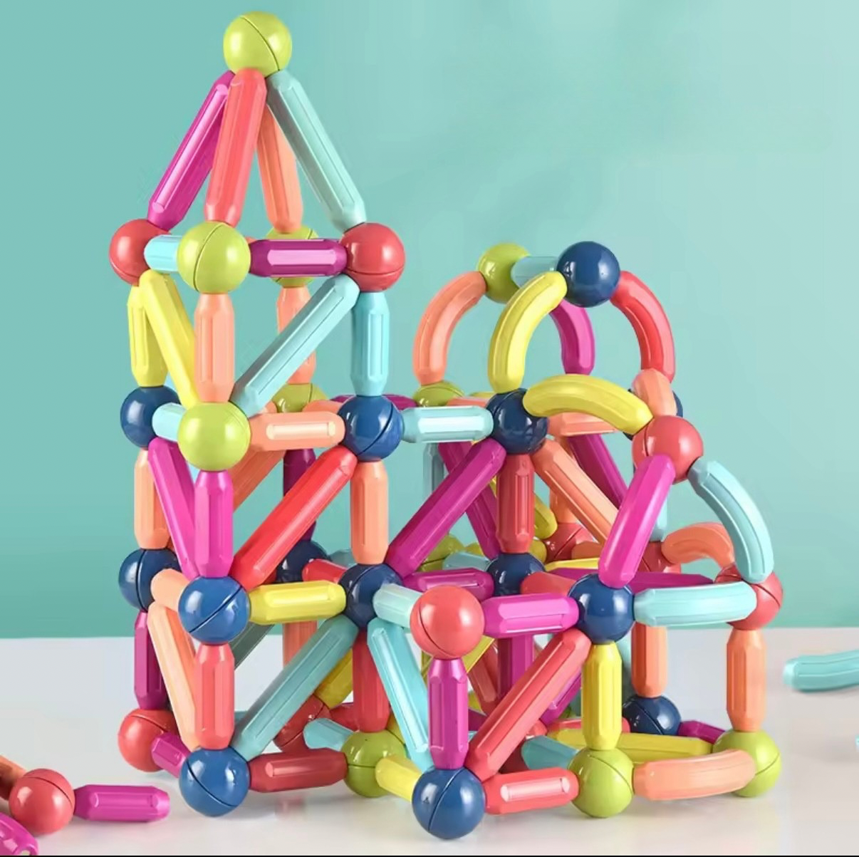 Magnetiska byggklossar