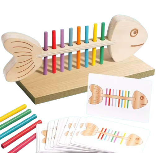 Färgglatt Fiskskellet