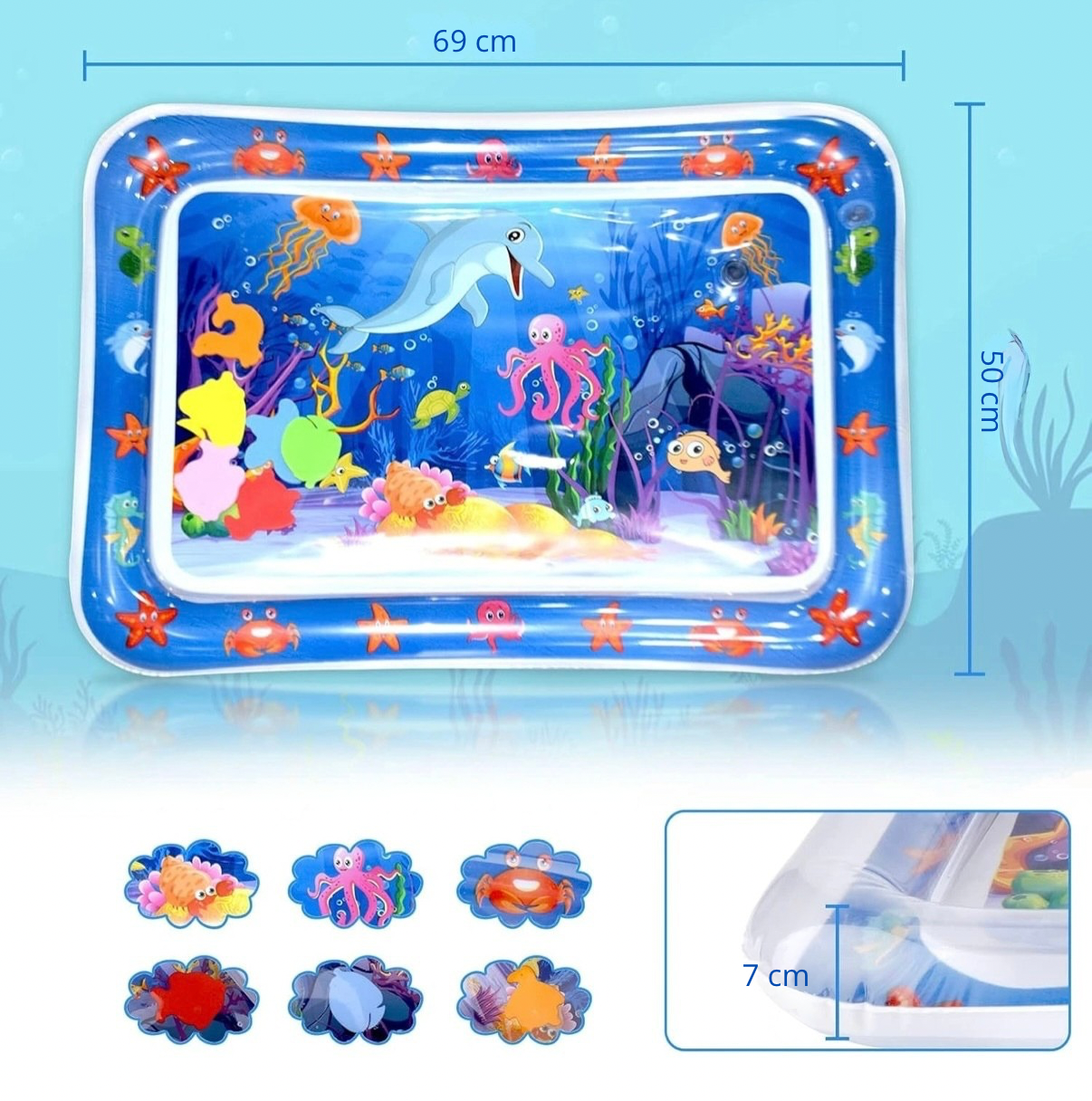 Sensorisk vattenlekmatta