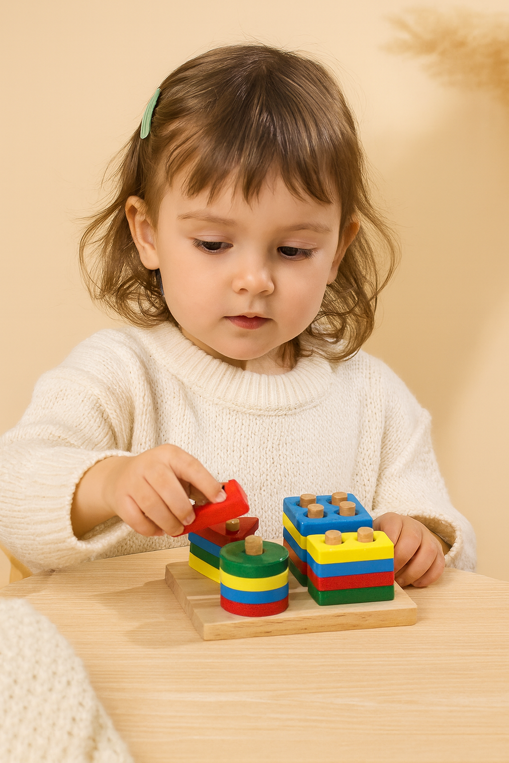 Montessori Träpussel