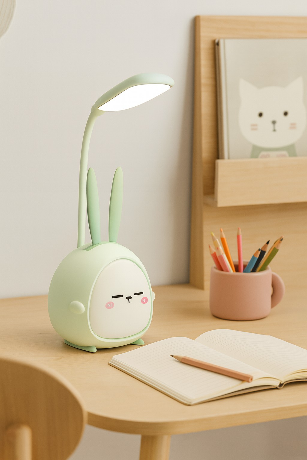 Kaninformad Bordslampa