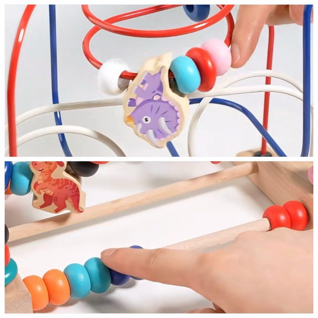 Aktivitetslabyrint Dinosaurier