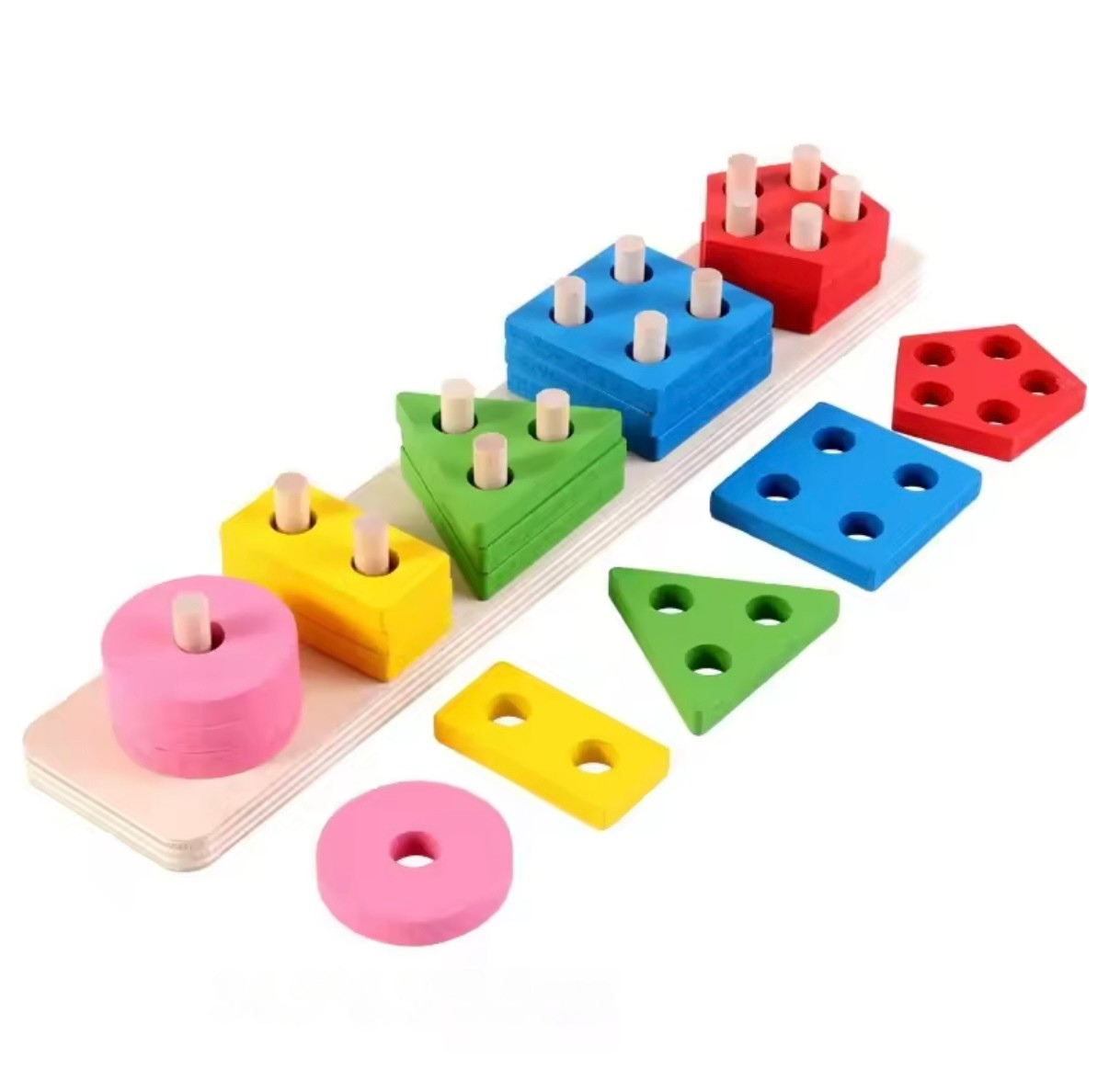 Montessori Träpussel